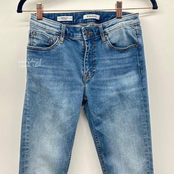 Vigoss Marley Skinny Light Wash Jeans Size 26 - Picture 3 of 7